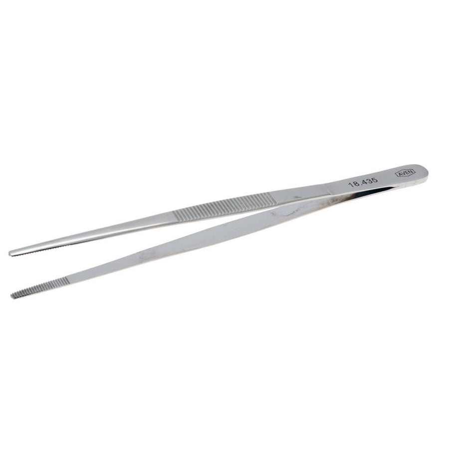Aven Tools 18435, Forceps, Straight Serrated Tips, 6in MTESolutions