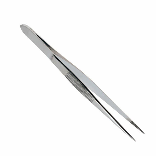 Aven Tools 18436, Forceps, Straight Serrated Tips, 5in MTESolutions