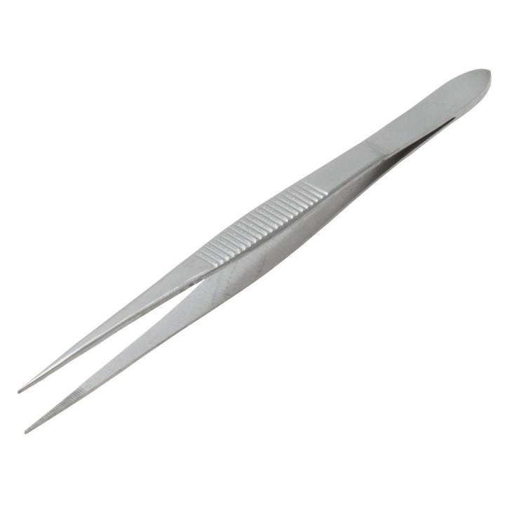 Aven Tools 18439, Splinter Forceps Straight Serrated, 4.5 in MTESolutions