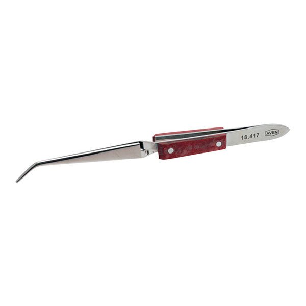 Aven Tools 18480CL, 4 Piece Cross Locking Tweezers Set MTESolutions