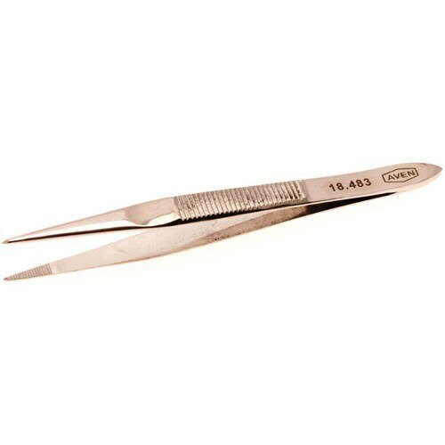 Aven Tools 18483 Tweezers Gp Medium Sharp, 3In MTESolutions