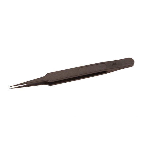 Aven Tools 18532 ESD Plastic Tweezers 705 Very Fine, Tapered Tips MTESolutions