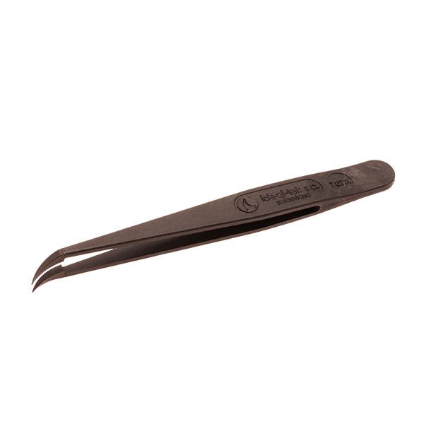 Aven Tools 18534, ESD Plastic Tweezers 707A Curved, Fine Tips MTESolutions