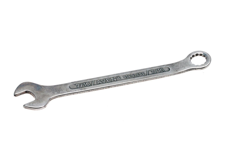 Aven Tools 21187 - 0716, Combination Wrench Stainless Steel 7/16in MTESolutions