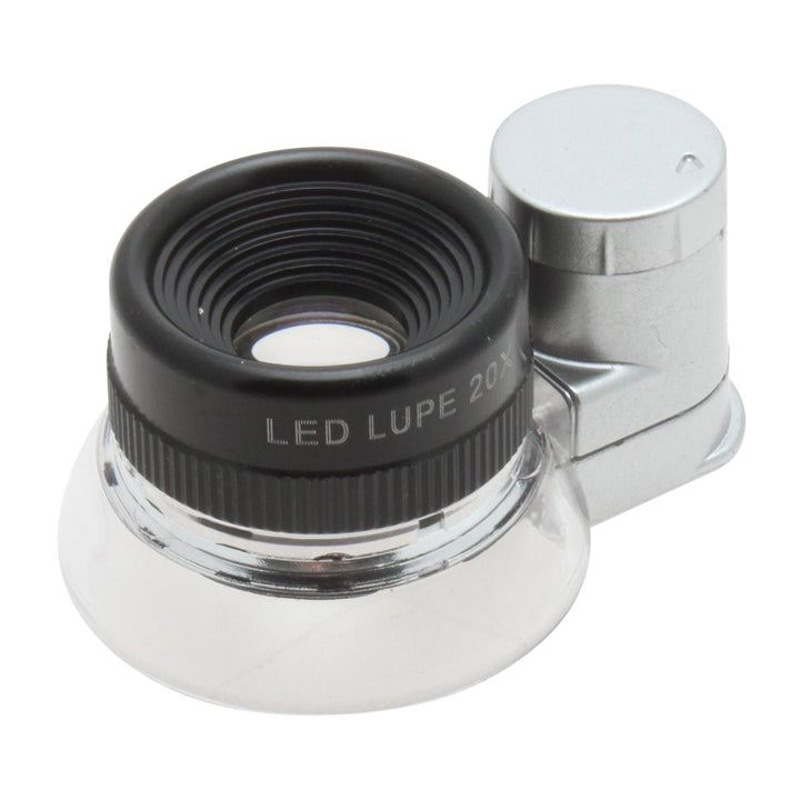 Aven Tools 26052, Portable Magnifier Loupe, 20X with LED Light MTESolutions