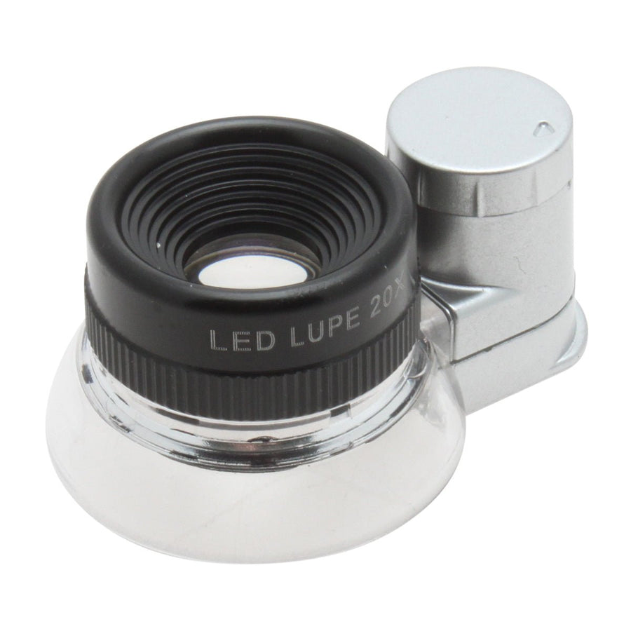 Aven Tools 26052, Portable Magnifier Loupe, 20X with LED Light MTESolutions
