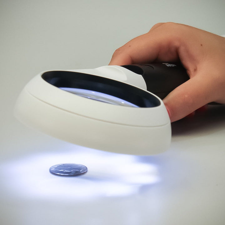 Aven Tools 26054, Hand Held Magnifier 5x 20x with LED Light MTESolutions