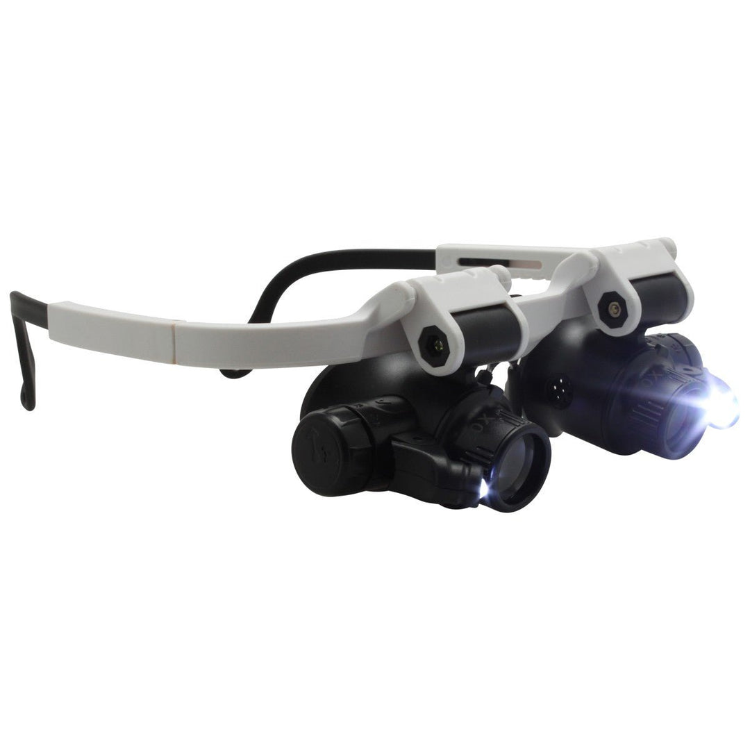 Aven Tools 26116 Eye Loupe Inspection Goggles with LEDs [6x - 25x] MTESolutions