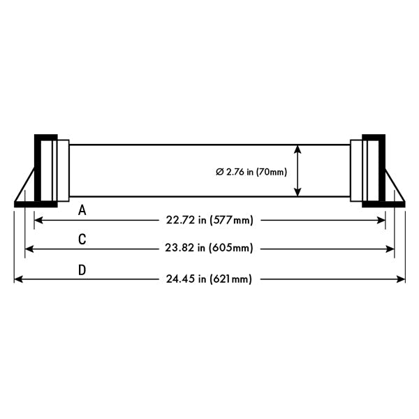 Aven Tools 26600 - 503, Tubular LED Machine Light 20Watt 22.72 in MTESolutions