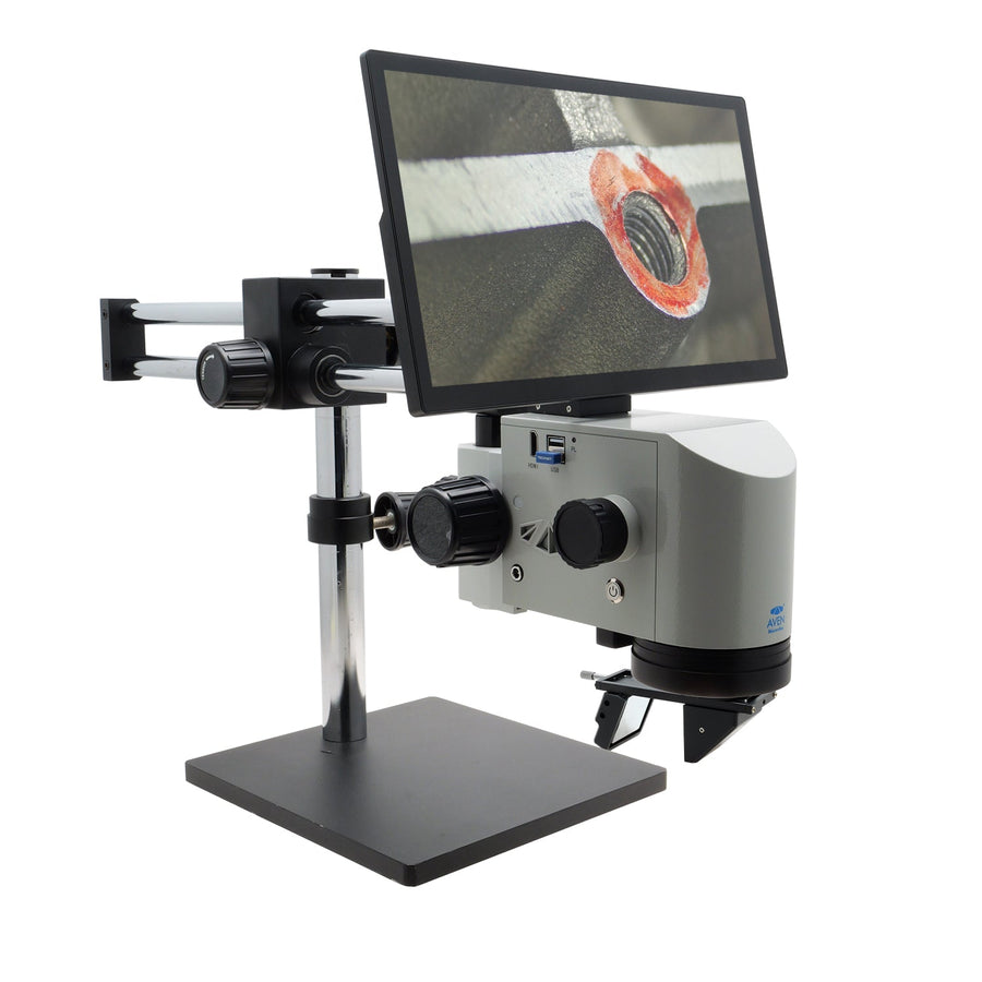 Aven Tools 26700 - 141 - 5343D MicroVue Digital Microscope (21x–133x) with Double Arm Boom Stand and 360 Viewer MTESolutions
