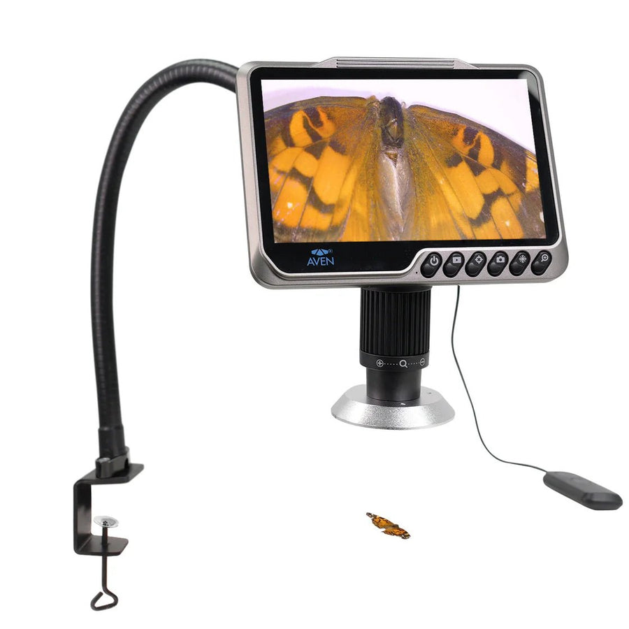 Aven Tools 26700-221-557 ClearVue 2.0 Digital Microscope with FlexArm Stand and Table Clamp Aven Tools MTESolutions