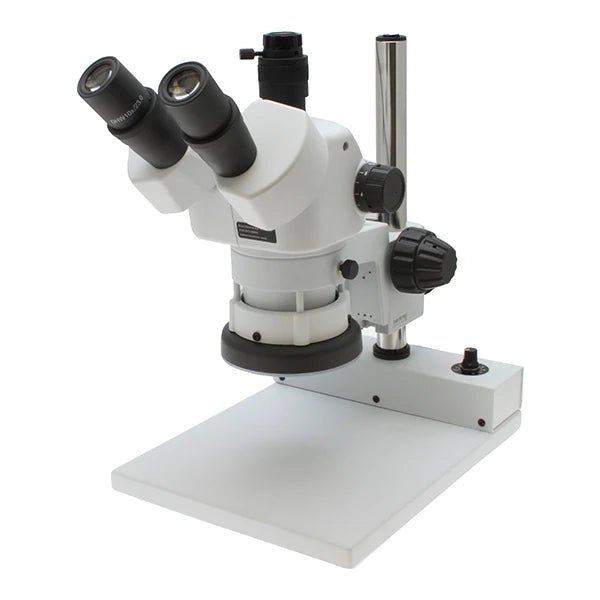 Aven Tools 26800B-376-ESD SPZV-50E ESD-Safe Trinocular Stereo Zoom Microscope, 6.7x–50x, with LED PLED Stand Aven Tools MTESolutions