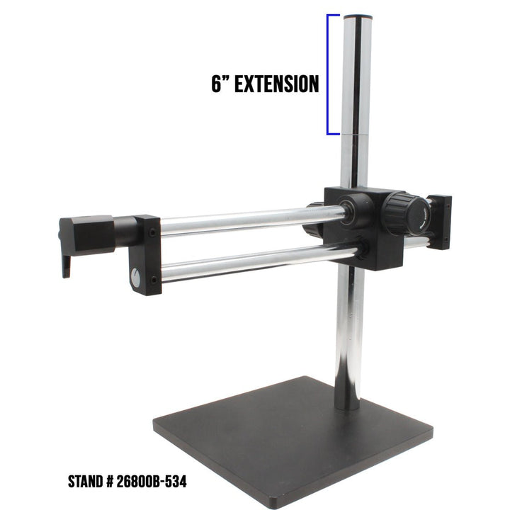 Aven Tools 26800B - 534, Double Arm Boom Stand with Heavy Metal Base MTESolutions
