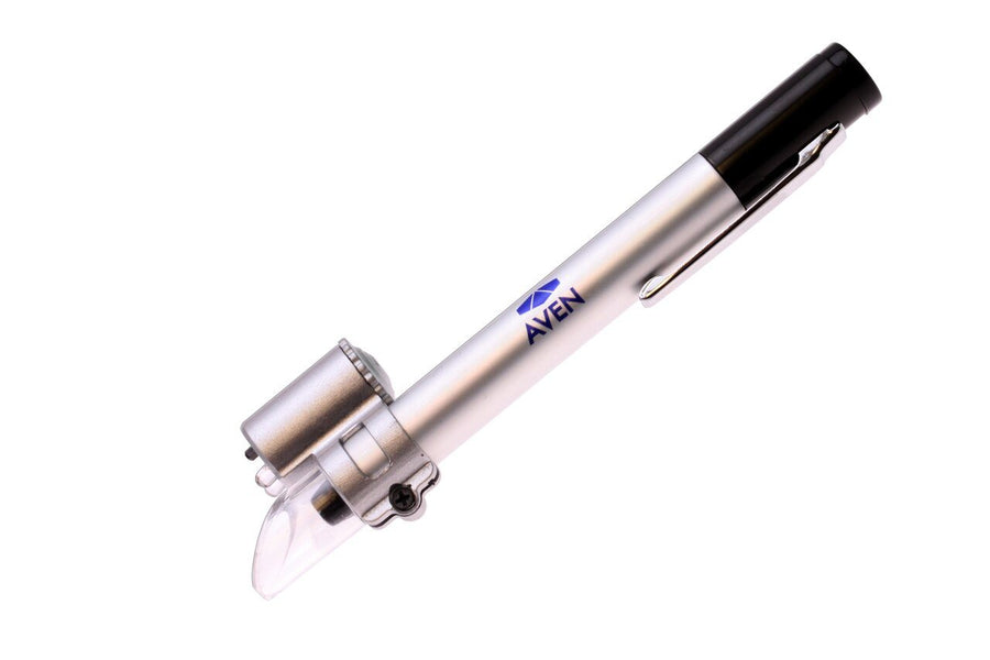 Aven Tools 26800C - 551 Pen Type Pocket Microscope 50X W Led Lights Without Scale MTESolutions
