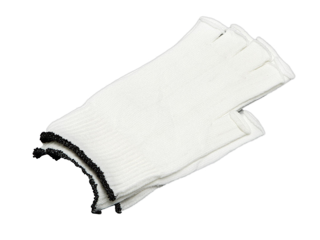 Berkshire BGL6.200LB BCR Nylon Half - Finger Glove Liners, Size Large, Qty 200 Pairs MTESolutions