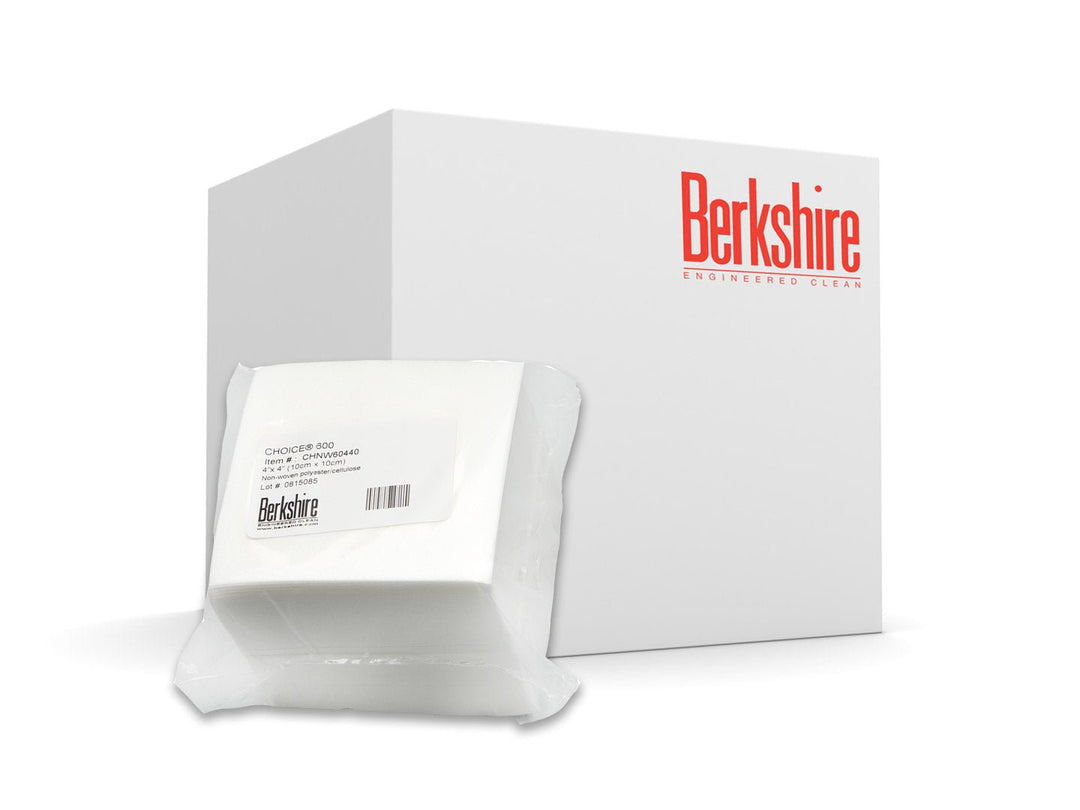 Berkshire CHNW60440, Choice 600 Nonwoven Wiper, 4"x4", Case of 12,000 MTESolutions