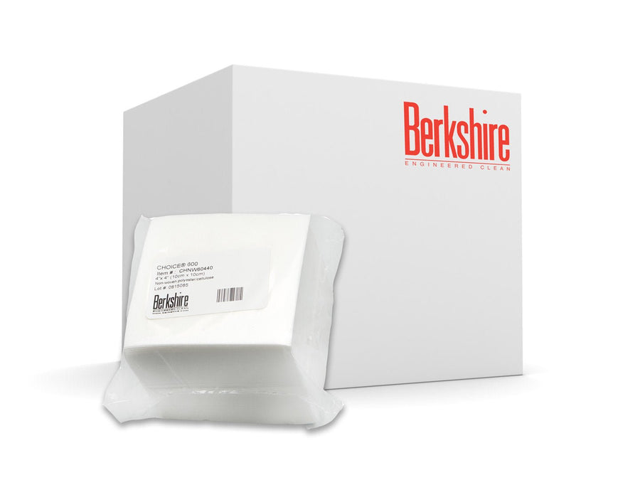 Berkshire CHNW60440, Choice 600 Nonwoven Wiper, 4"x4", Case of 12,000 MTESolutions