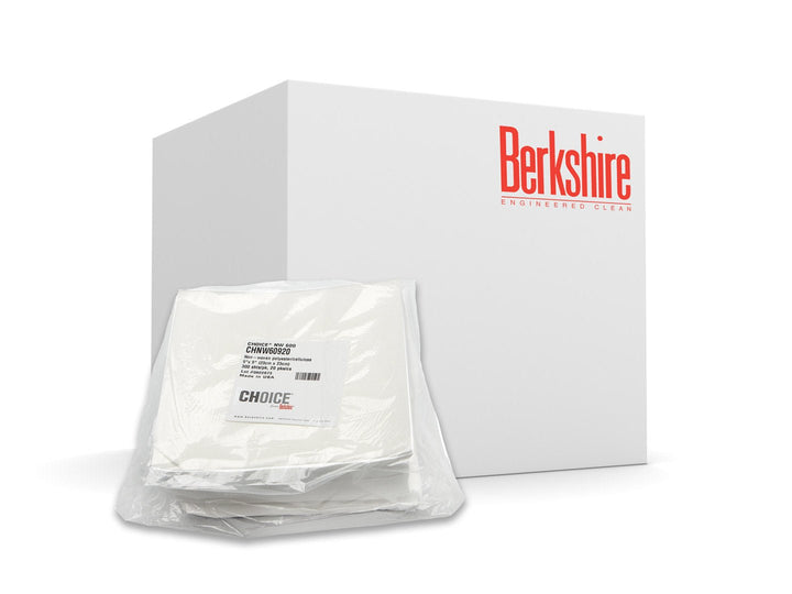 Berkshire CHNW60920, Choice 600 Nonwoven Wiper, 9"x9", Case of 6,000 MTESolutions
