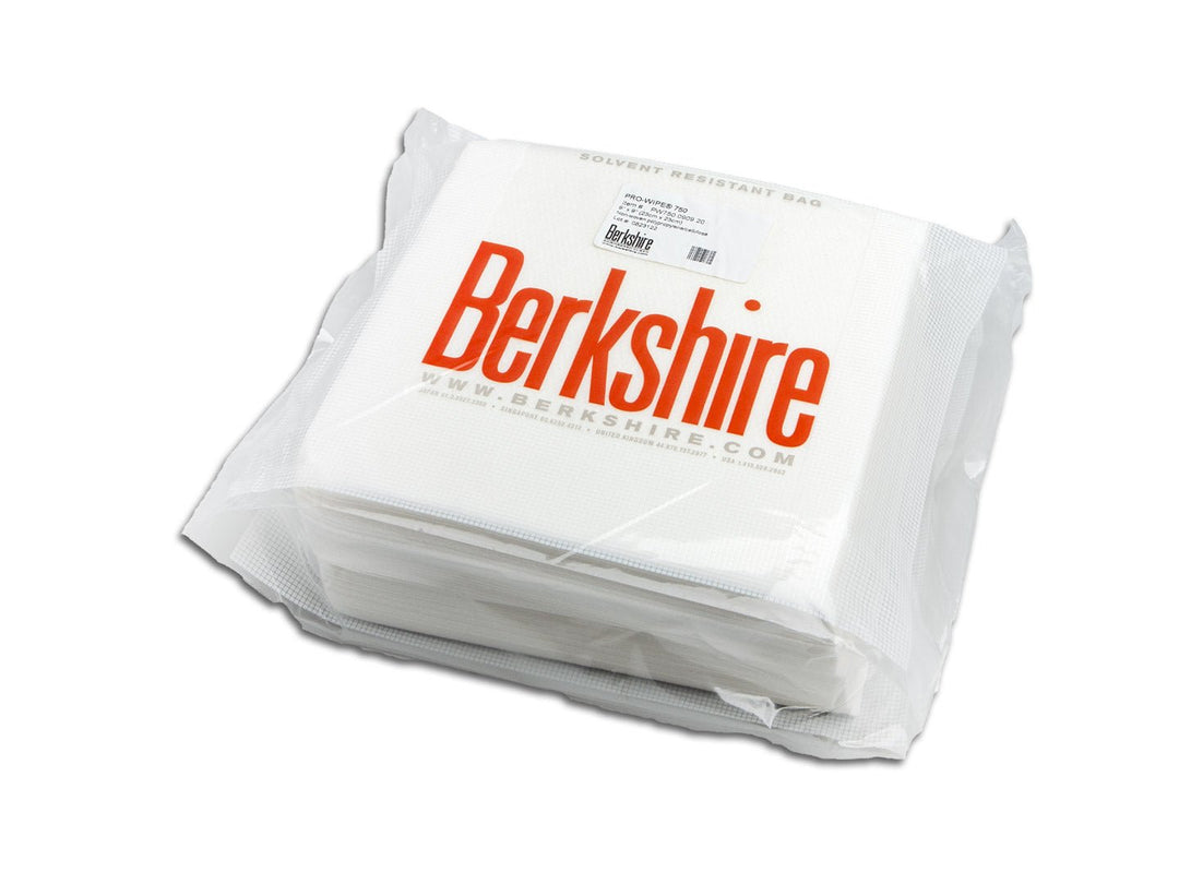 Berkshire Pro - Wipe 750 9″ x 9″ Nonwoven Wipes, Qty 3000 Sheets - Item Number PW750.0909.20 MTESolutions