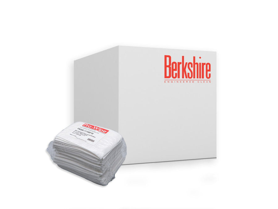 Berkshire PWSSL1114QF18, Pro - Wipe SuperSorb Lite Nonwoven Industrial Wiper, 11 in x 14 in, Case of 1,080 MTESolutions