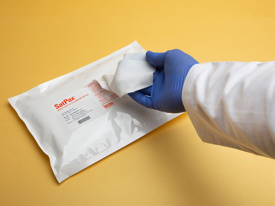 Berkshire SatPax 1200 - R 9″ x 9″ IPA Wipes, Qty 360 Sheets - Item Number SPX120R.001.12 MTESolutions
