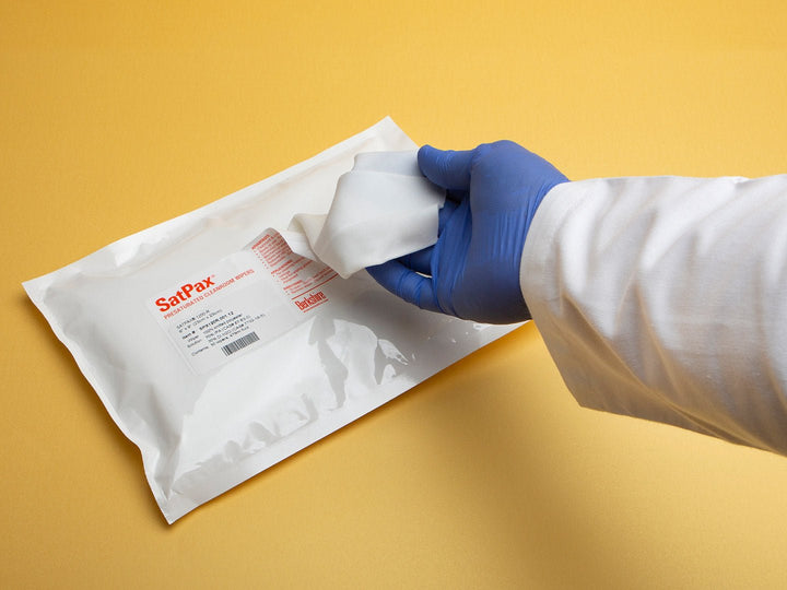 Berkshire SatPax 1200 - R 9″ x 9″ IPA Wipes, Qty 360 Sheets - Item Number SPX120R.001.12 MTESolutions