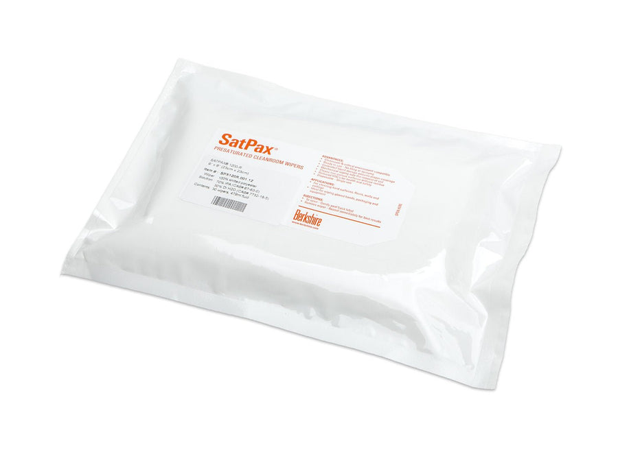 Berkshire SatPax 1200 - R 9″ x 9″ IPA Wipes, Qty 360 Sheets - Item Number SPX120R.001.12 MTESolutions