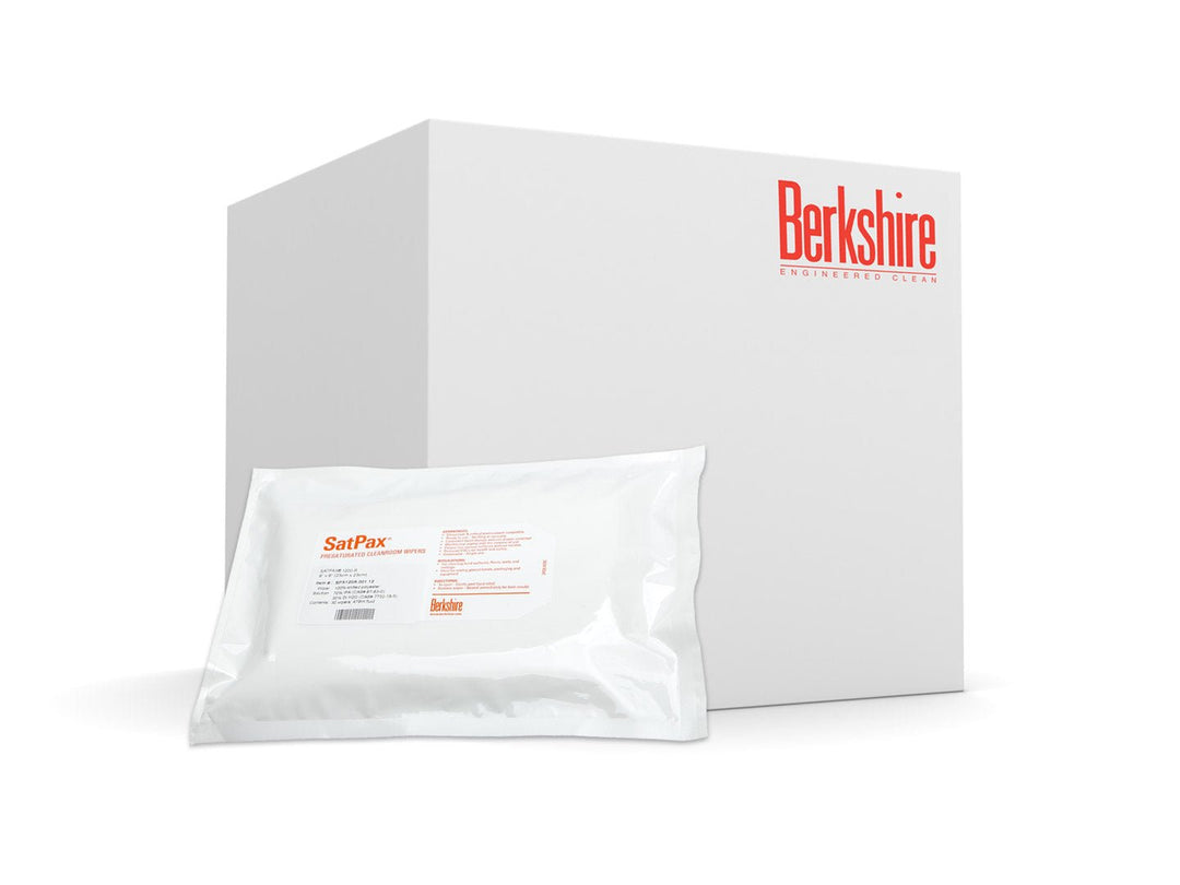 Berkshire SatPax 1200 - R 9″ x 9″ IPA Wipes, Qty 360 Sheets - Item Number SPX120R.001.12 MTESolutions