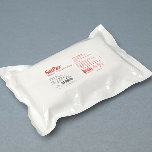 Berkshire SPX1000.001.12 SatPax 1000 9″ x 9″ 70% IPA Wipes, Qty 900 Sheets MTESolutions