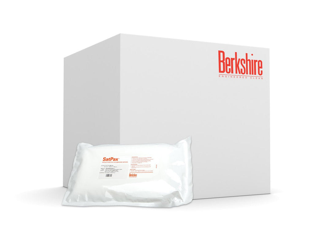 Berkshire SPX55000836, SatPax 550 IPA Presaturated Wiper, 7 in x 11 in, Case of 2,700 MTESolutions