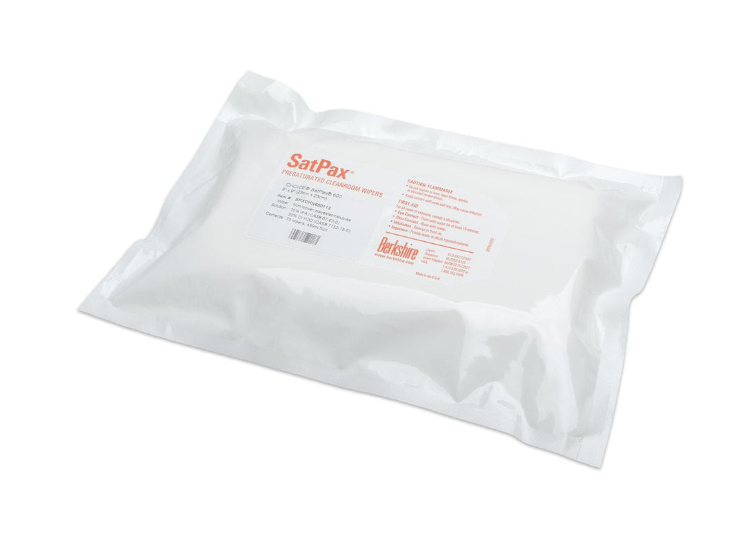 Berkshire SPXCHN600112, Choice SatPax 600, 45% IPA, 57% Saturation, 9″ x 9″, Case of 900 MTESolutions