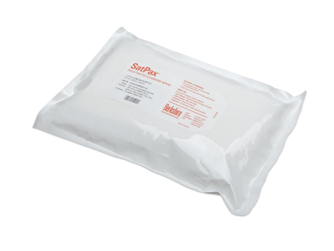 Berkshire SPXCHN6R00112, Choice SatPax 600, 70% IPA, 57% Saturation, 9″ x 9″, Case of 900 MTESolutions