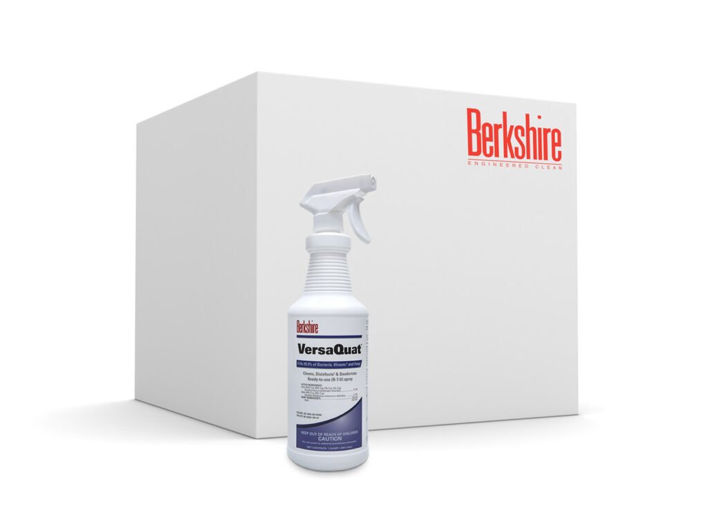 Berkshire VQUAT6Q, VersaQuat Quaternary Ammonium Disinfectant, Case of 6 MTESolutions