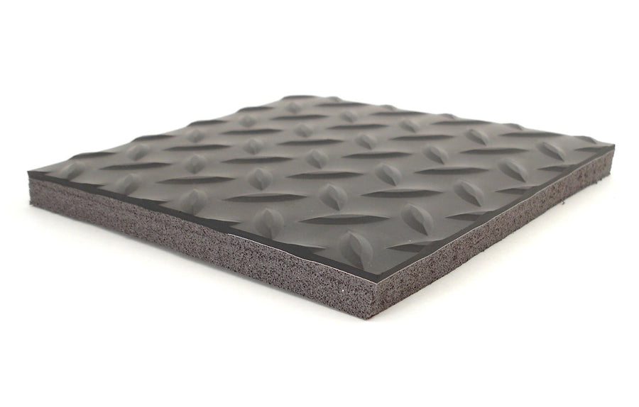 Botron B40475SD, 4'X75' Conductive Diamond Plate 1" Sd Super Duty Mat Roll MTESolutions