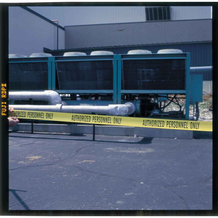 Brady 102824, Standard Barricade Tape Roll - Polyethylene, DANGER DO NOT ENTER, Black on Red, 3"x 1000' MTESolutions