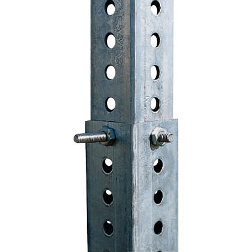 Brady 103560, Galvanized Square Breakaway Base Post, 3' H x 1.75" W x 1.75" D MTESolutions