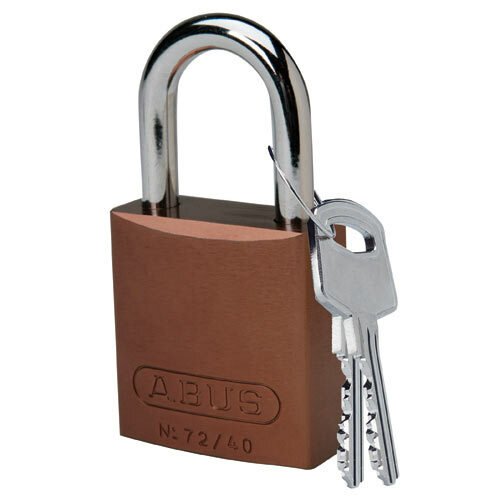 Brady 104574 Brown Aluminum Padlocks MTESolutions