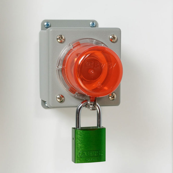 Brady 104576, Standard Safety Aluminum Padlock, 1.5in Aluminum Shackle KD Purple MTESolutions
