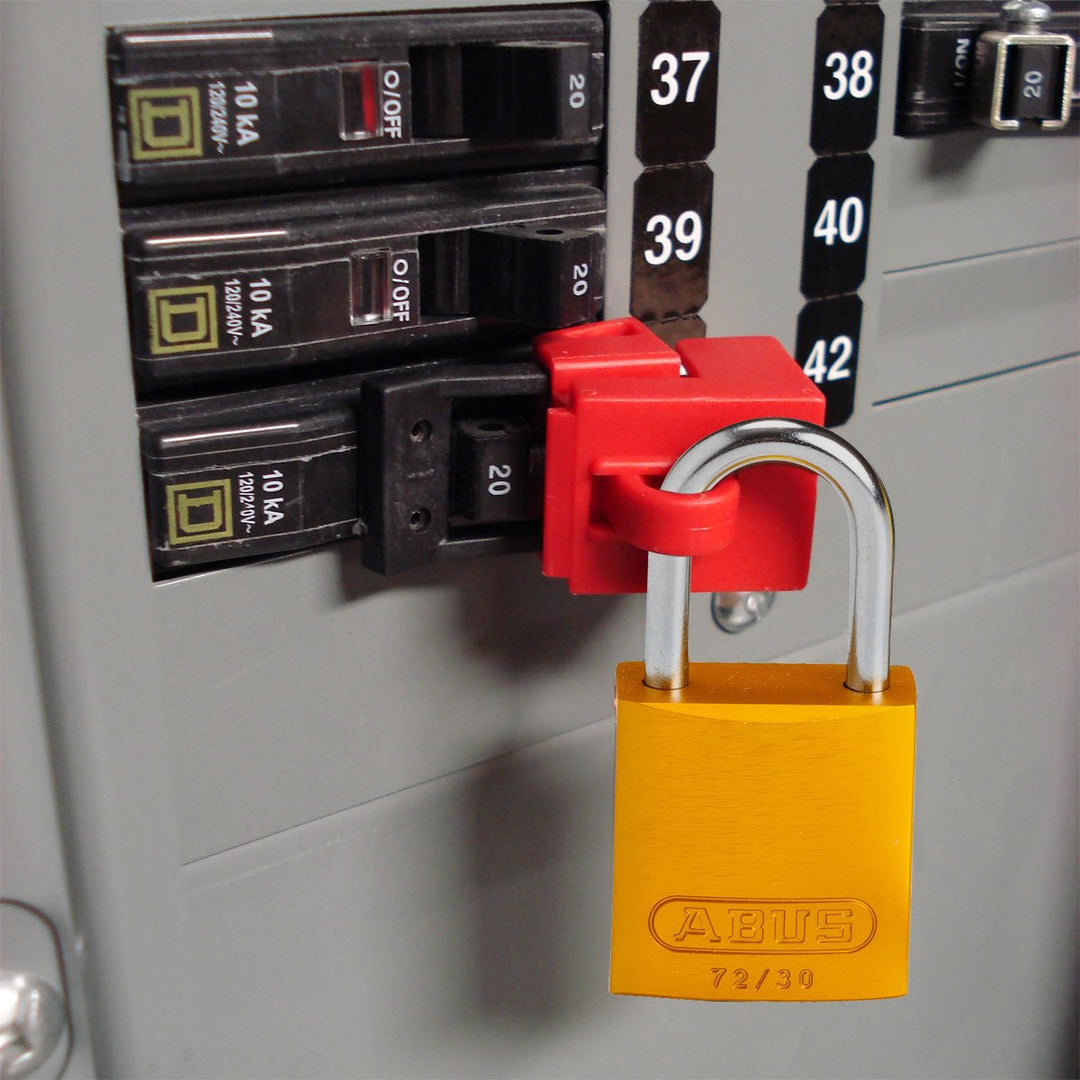 Brady 104576, Standard Safety Aluminum Padlock, 1.5in Aluminum Shackle KD Purple MTESolutions