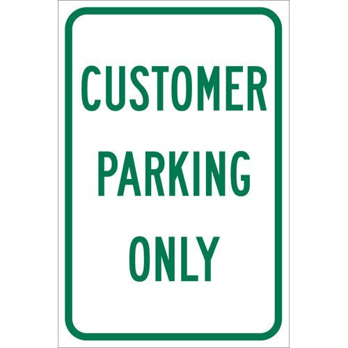 Brady 112625 Legend: Customer Parking Only MTESolutions