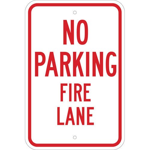 Brady 112626 Legend: No Parking Fire Lane MTESolutions