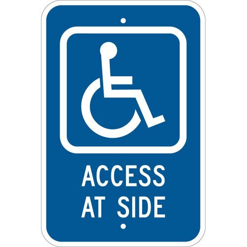 Brady 113313 Legend: Access At Side (W - Handicap Sign) MTESolutions