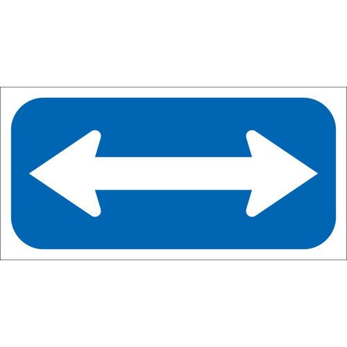 Brady 113317 12X6 Blank With Double Arrow MTESolutions