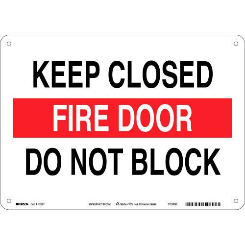 Brady 116097 Eco - Friendly Exit Sign MTESolutions
