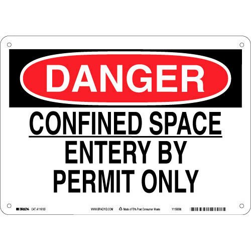 Brady 116103 Eco - Friendly Danger Sign MTESolutions