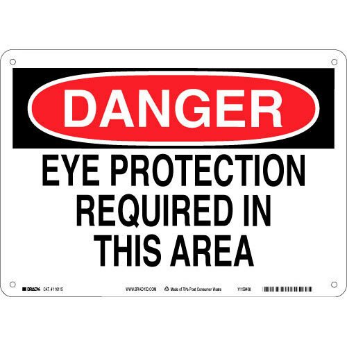 Brady 116115 Eco - Friendly Danger Sign MTESolutions