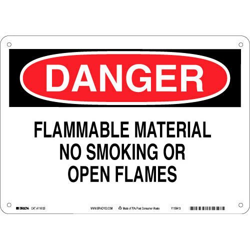 Brady 116120 Eco - Friendly Danger Sign MTESolutions