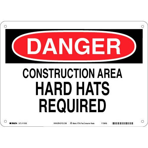 Brady 116166 Eco - Friendly Danger Sign MTESolutions