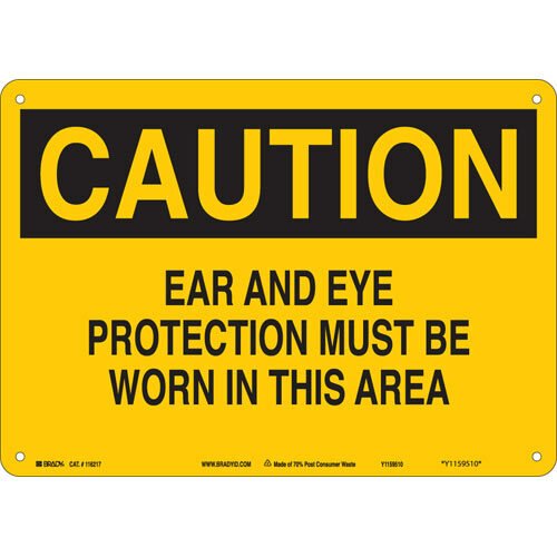 Brady 116217 Eco - Friendly Caution Sign MTESolutions