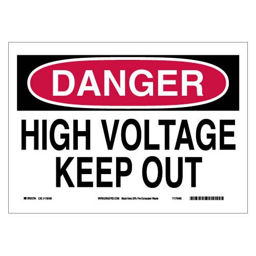 Brady 118184 Eco - Friendly Danger Sign MTESolutions